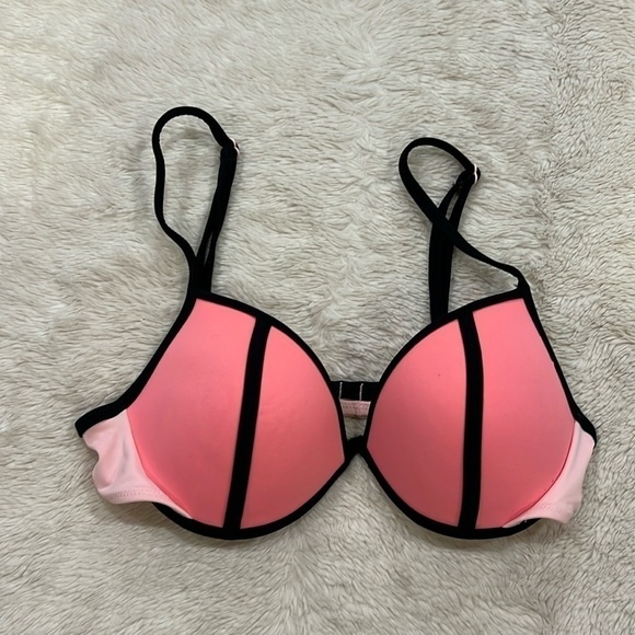 Victoria's Secret Swim Bikini Top Pink 34C - Picture 1 of 8